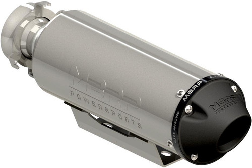 MBRP AT-9708PT Single Slip On System with 5-Inch Performance Muffler and Black Tip