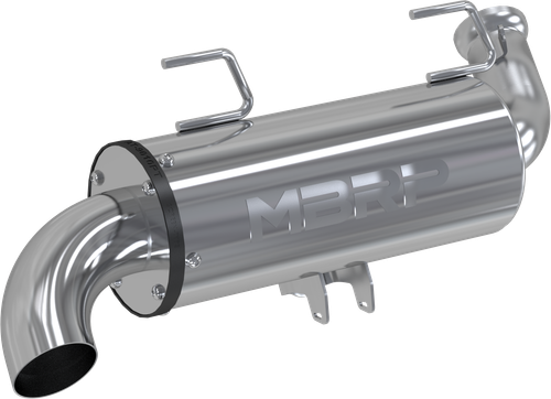 MBRP AT-9525PT Single Slip-On System with 5-Inch Performance Muffler Chrome