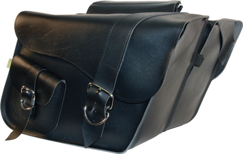 WILLIE & MAX Super Slant Ranger 16 x 11 x 6.5 Inch Motorcycle Saddlebags (Part #58750-00)