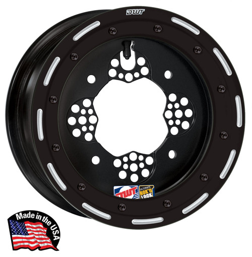 DWT Rok'n Lock2 10x5 Beadlock Wheel with Built-in Rock Guards and Pre-installed Valve Stems