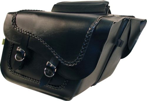 WILLIE & MAX Saddlebag Fleetside Slant Braided - 16" x 11" x 6.5"