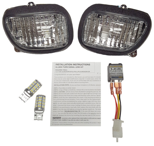 PATHFINDER G18TSK LED Turn Signal Kit with Smoke Lens for Pr Honda