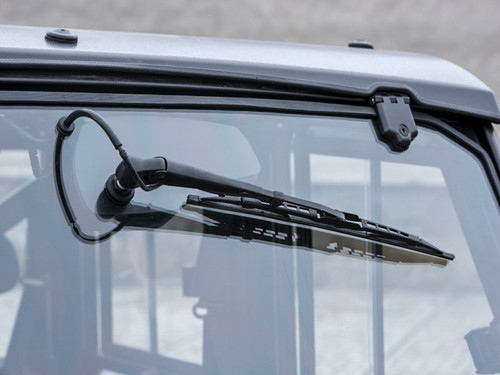 Open Trail UTVCab Wiper/Washer Set with Safety Glass Windshield and Polycarbonate Doors