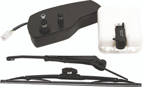 Open Trail UTVCab Wiper/Washer Set with Full-Tilting Windshield and Safety Glass Windows