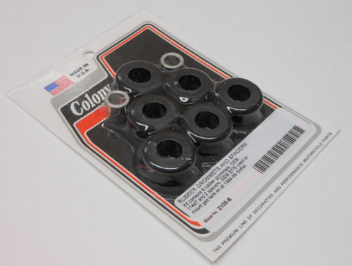 COLONY MACHINE 2105-8 Rubber Grommets and Spacers Gas Tank Mount Kit for Harley Softail 1984-1999