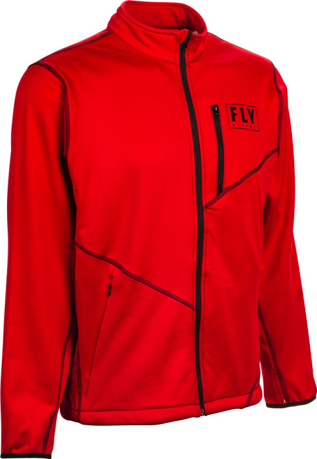 Fly Racing Mid Layer Jacket Red 2X - Moisture Wicking and Ventilated Performance
