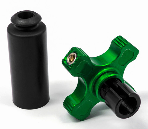 WORKS Elite Perch Thumbwheel Green - Part Number 16-856