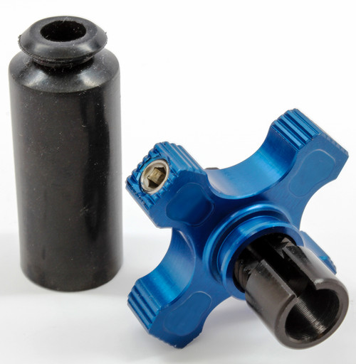 WORKS Elite Perch Thumbwheel Blue - Part #16-841