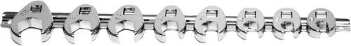 Performance Tool W352 8 Piece Metric Crowfoot Wrench Set for Hard-to-Reach Fasteners
