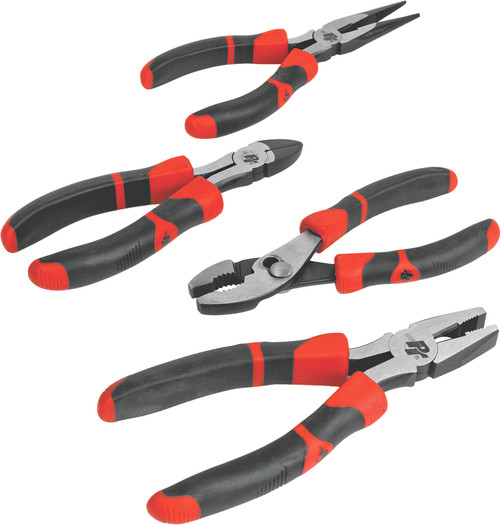 Performance Tool W30765 4-Piece Pliers Set with Drop Forged Chrome Vanadium Steel