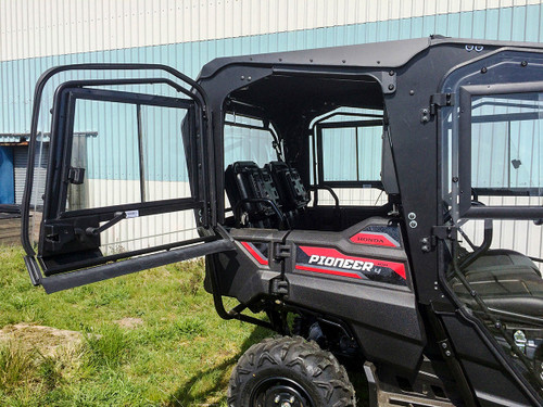 Open Trail UTVCab Rear Roof and Back Panel with Rear Doors - Model 2465