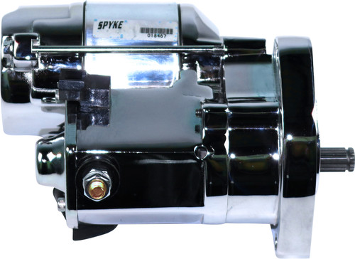 SPYKE 1.4kW Chrome Starter for '89-'93 Big Twin Motorcycles (Excludes Flh/T) - Part #400215