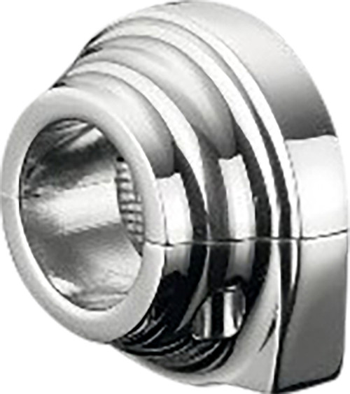 HardDrive Throttle Clamp Double Cable Snap-In Style for 1-Inch Handlebars - Chrome, Part #53388