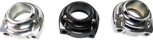 HardDrive Throttle Clamp Double Cable Screw-In Style for 1-Inch Handlebars - Black