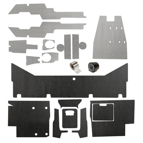 DEI Sxs Heat Control Kit Pol (Part Number 902408) for Enhanced Cockpit Comfort and Noise Reduction