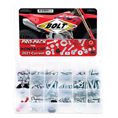 BOLT Pro Pack CRF - Complete Fastener Set for Honda CRF Models