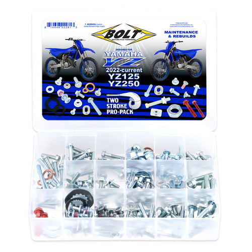 BOLT Propack YZ125/250 Four and Two Stroke Engine & Frame Fastener Kit