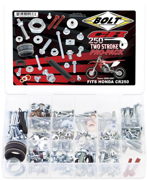 BOLT Pro Pack CR250 - Complete Restoration and Overhaul Kit for CR250 Bikes