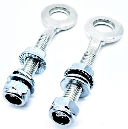 MOGO PARTS Chain Tension Adjuster Bolts 16-2000, 2 Pack, 3 Inches Length, 1/2 Inch Bolt Hole, 8mm Thread