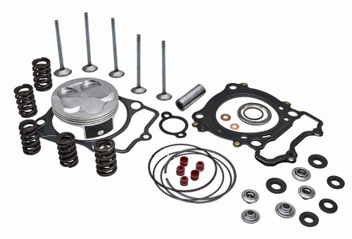 KPMI 80-81900 Top End Service Kit with Stainless Steel Valve Conversion for MX Bikes and Quads