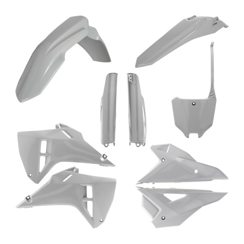 ACERBIS Plastic Kit Full Grey - Part Number 2985980011 for Motorcycle Restoration