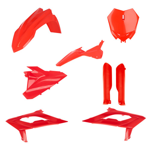 ACERBIS Full Plastic Kit for Beta Red - Model-Specific Motorcycle Body Panel Set