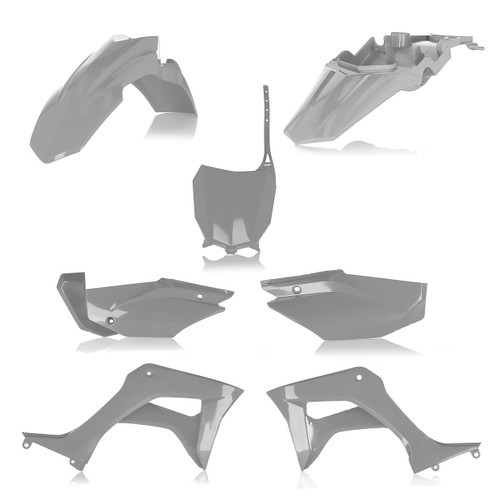 Acerbis Full Plastic Kit for Honda in Grey - Part 2861930011