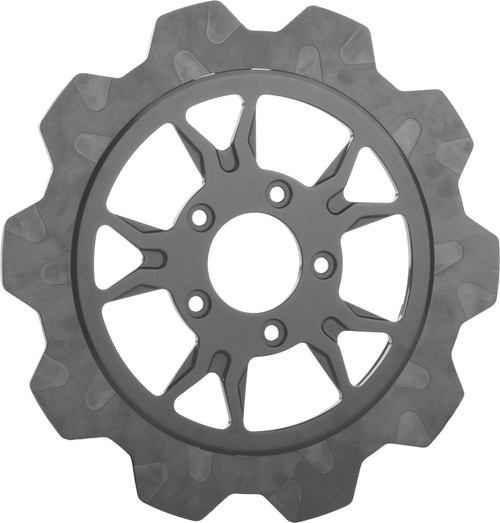 Lyndall Brakes B 52 Front 11.5 Inch Black Crown Cut Rotor for Harley Touring Models