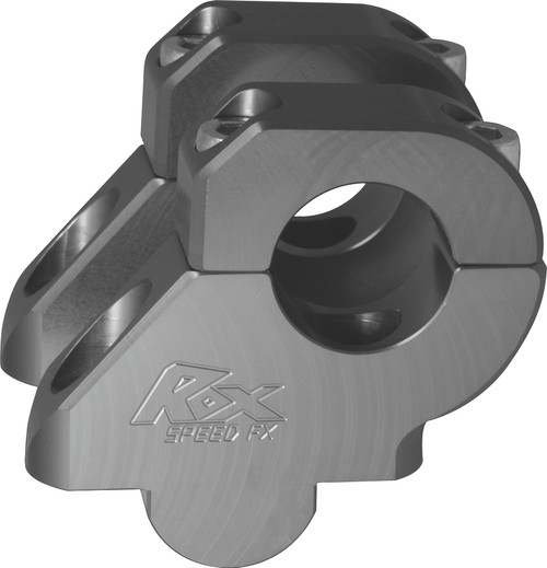 ROX Street Riser Gun Metal for 1 1/8 Inch Handlebars - Adjustable Motorcycle Handlebar Risers Part Number 3R-B17R-15G
