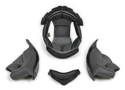 Scorpion EXO Exo R320 Kwikwick 2 White Snaps Liner and Cheek Pad Kit – Small