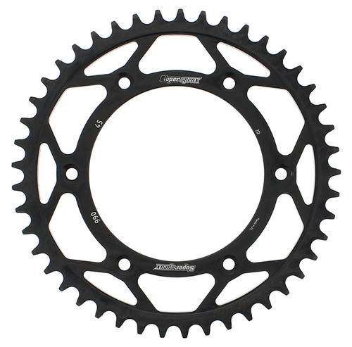 SuperProx RFE-990-45-BLK Rear Sprocket Steel 45 Tooth for Husqvarna and KTM