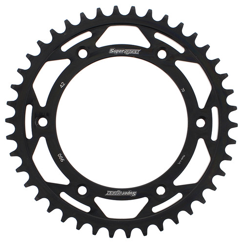 SuperSprox RFE-990-42-BLK Rear Steel Sprocket, 42T for Husqvarna and KTM