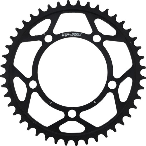 SuperProX RFE-7-44-BLK Rear Steel Sprocket for BMW 44-Tooth 525 Chain
