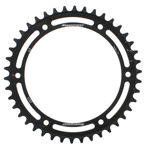 SuperProx RFE-2011-42-BLK Rear Steel Sprocket with 42 Teeth for 530 Chain