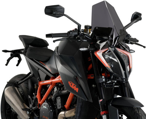 PUIG Windscreen Naked New Generation Tour Dark Smoke for KTM – Part 20461F