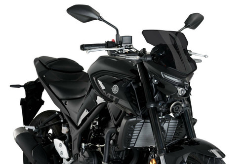 PUIG Windscreen Naked New Generation Sport Dark Smoke for Yamaha Naked Motorcycles - Part 20285F