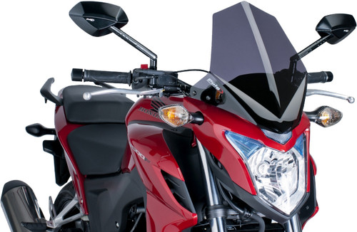 PUIG Windscreen Naked New Generation Sport Dark Smoke - Part 6437F