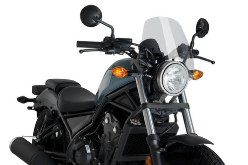 PUIG Windscreen Naked New Generation Sport Clear for Motorcycles Part 3829W