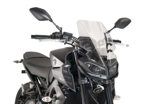 PUIG Windscreen Naked New Gen Touring Clear for Yamaha