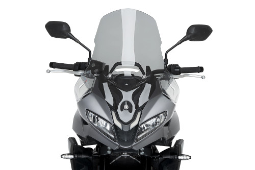 PUIG Windscreen Touring Smoke Tri for Motorcycles - Part Number 22521H