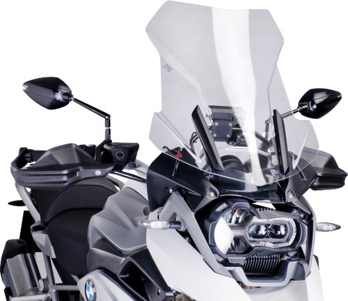 PUIG Windscreen Touring Clear Part 6486W for Enhanced Motorcycle Wind Protection