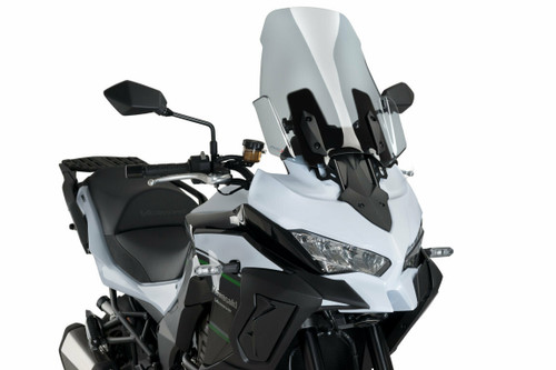 PUIG Windscreen Touring Smoke Part 9421H for Motorcycles - Enhanced Aerodynamics and Wind Protection