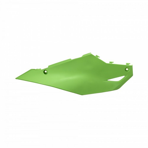 POLISPORT KX450 Green Side Plate - Durable Plastic Side Panels for Off-Road Motorcycles