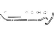 Diamond Eye MFG K5216A-HX40-RP Turbo Back Exhaust System for 1994-2002 Dodge 2500/3500 Diesel 5.9L with HX40 Downpipe