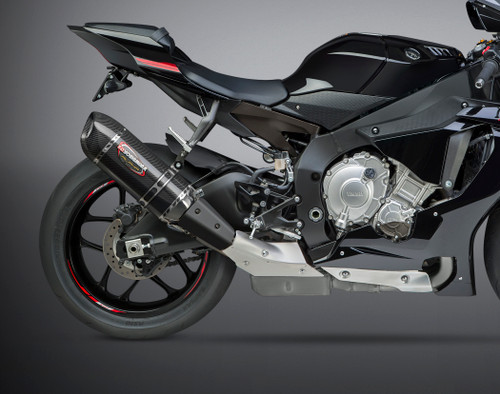 Yoshimura Signature Alpha Slip-On SS CF with Matte Carbon Fiber End Cap - Part 13141EM220