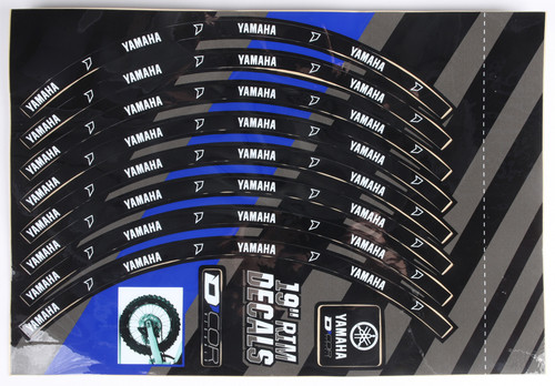 D-COR 40-80-207 19-Inch Yamaha Logo Rear Rim Decals