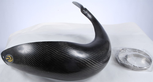 P3 Pipe Guard Carbon Fiber Part Number 109061-FMF for High-Impact Protection