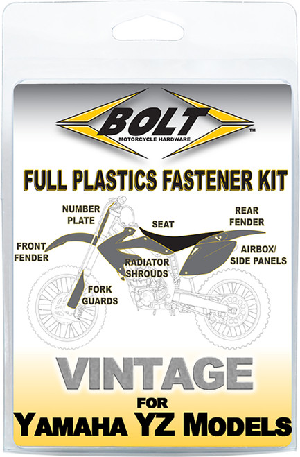 BOLT Full Plastic Fastener Kit for Yamaha - Part YAM-9395103