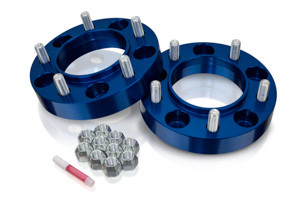 Spidertrax Toyota Lexus 5 on 150mm x 1-1/4 inch Thick Blue Wheel Spacers (Pair) WHS023