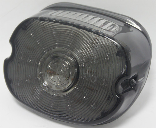 HARDDRIVE 38-476S Laydown Taillight Assembly for 1999 and Up Smoke Finish